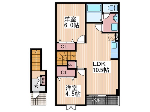 ファミールシャトーの物件間取画像